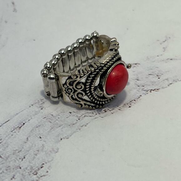 Set of 10 Southwestern style rings - Picture 6 of 16